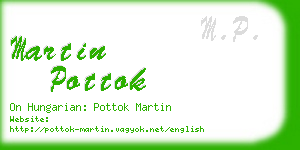 martin pottok business card